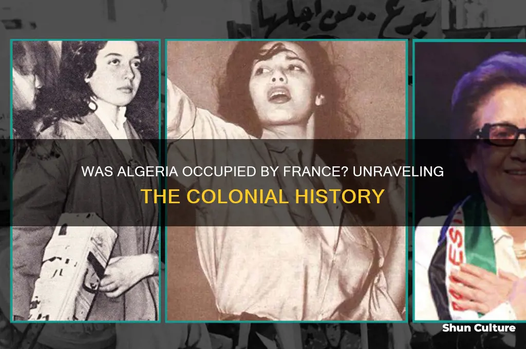 was algeria occupied by france