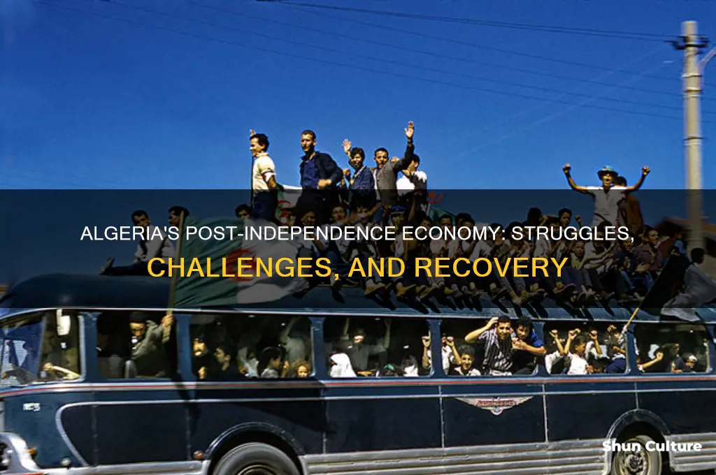 was algeria poor after it gained its independence
