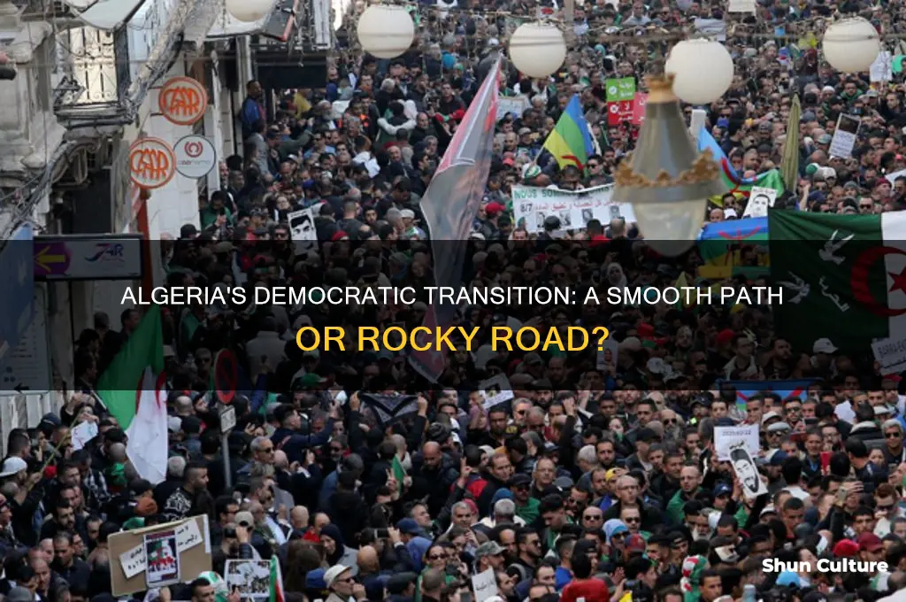 was algerias transition to democracy smooth or difficult