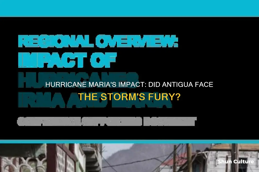was antigua hit by hurricane maria