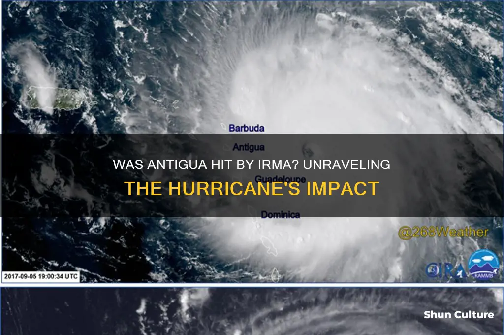 was antigua hit by irma