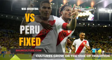 Unveiling the Truth: Was the Argentina vs Peru Match Fixed?