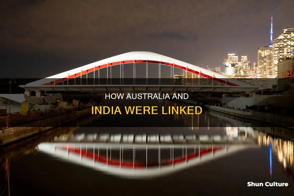 was australia connected to india