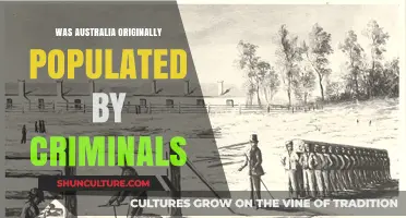 Criminals in Australia: The First Inhabitants?