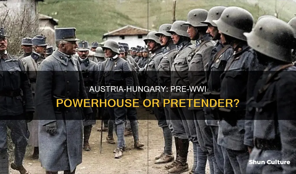 was austria hungary a great power before wwi