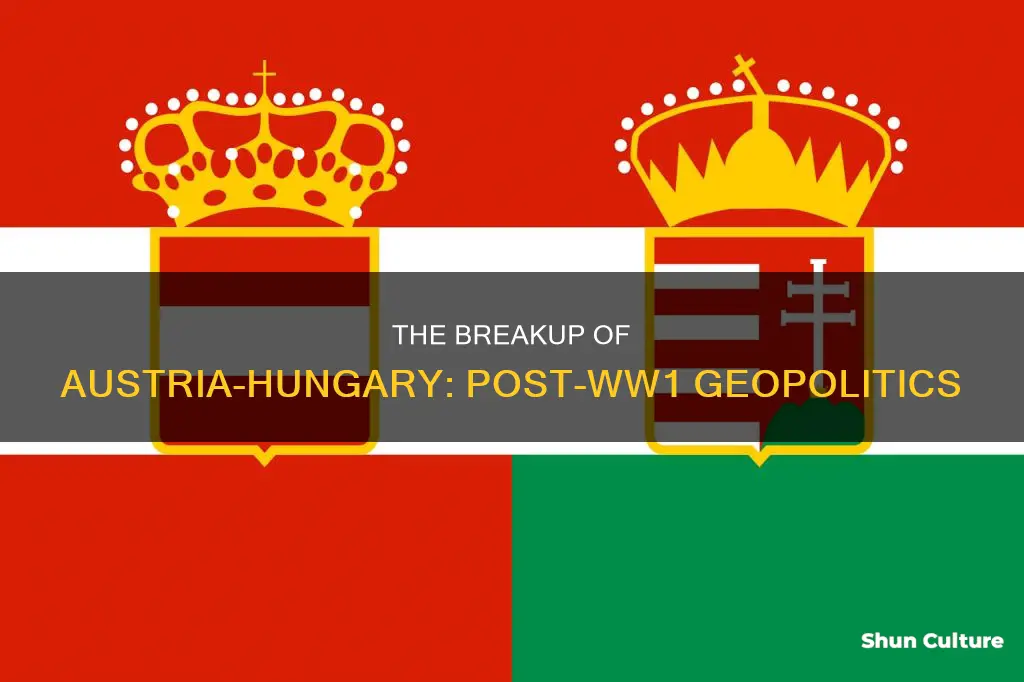 was austria hungary split up after ww1