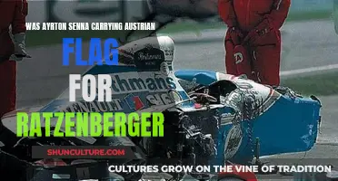 Senna's Tribute: Austrian Flag for Ratzenberger