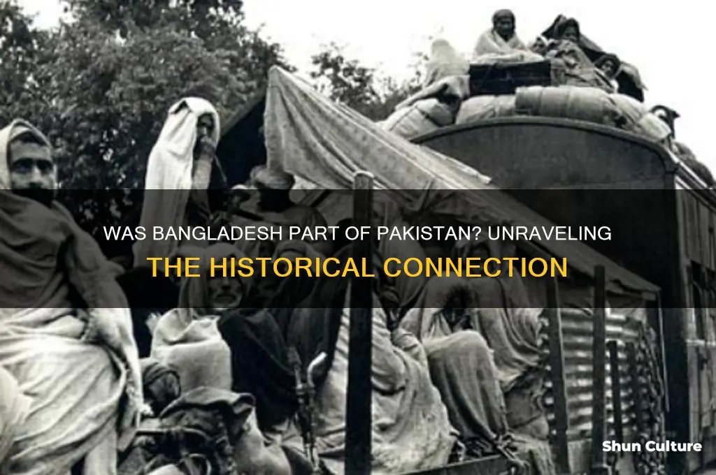 was bangladesh a part of pakistan