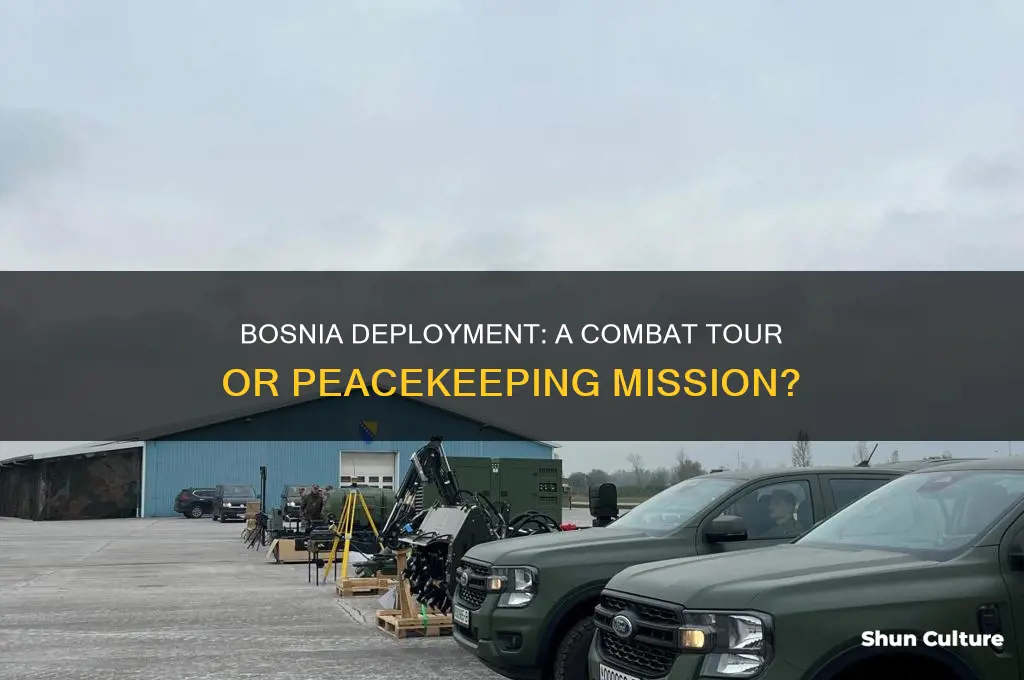 was bosnia considered a combat tour