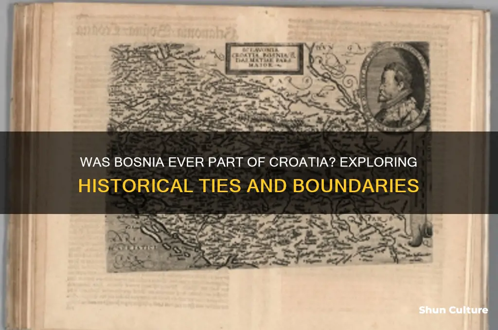 was bosnia ever part of croatia