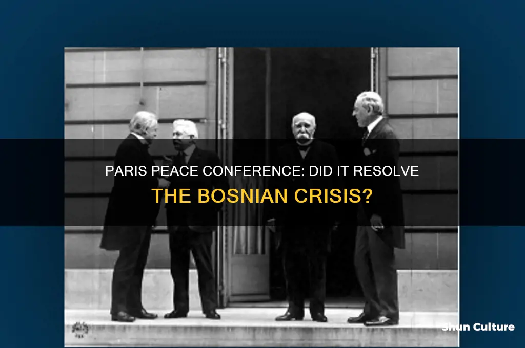 was bosnian crisis solved in paris
