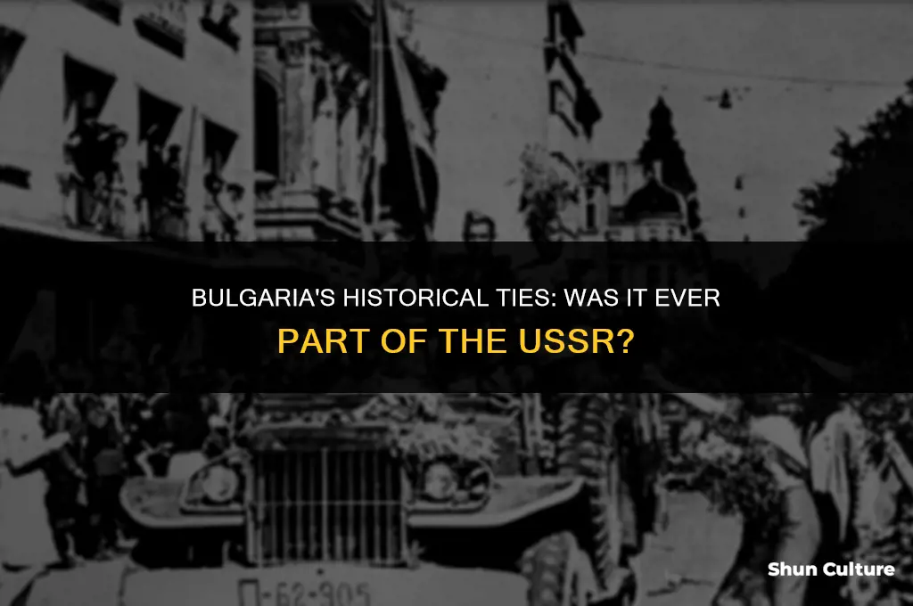was bulgaria part of ussr