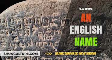 Unveiling the Origins: Was 'Burma' Ever an English Name?