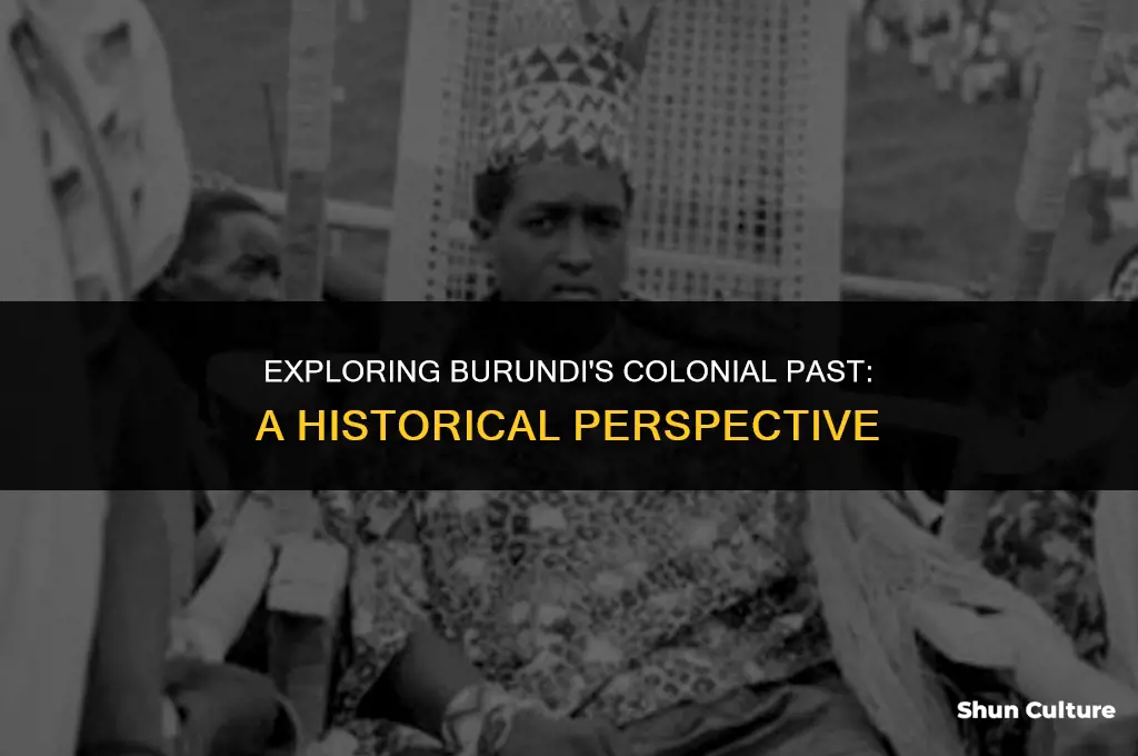 was burundi a colony o another nation