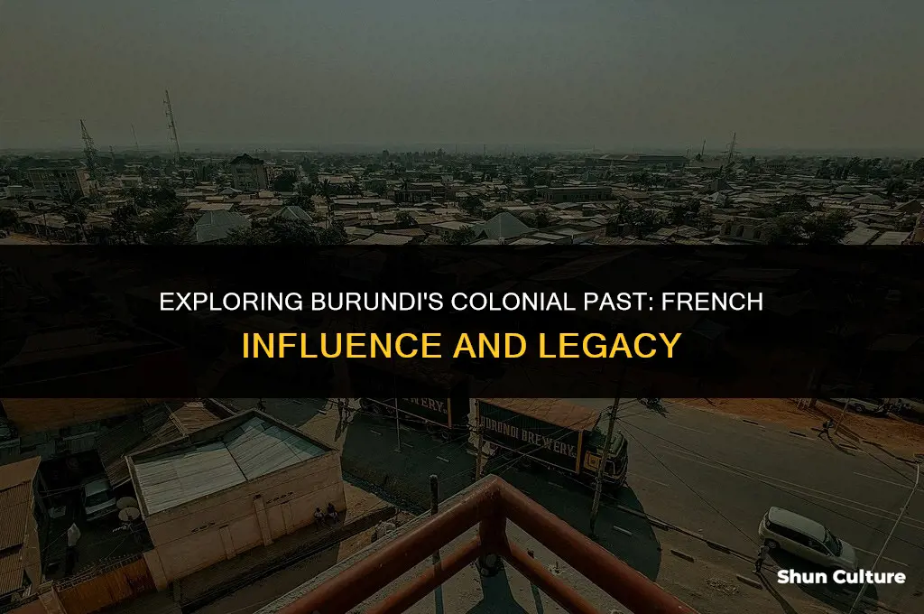was burundi a french colony