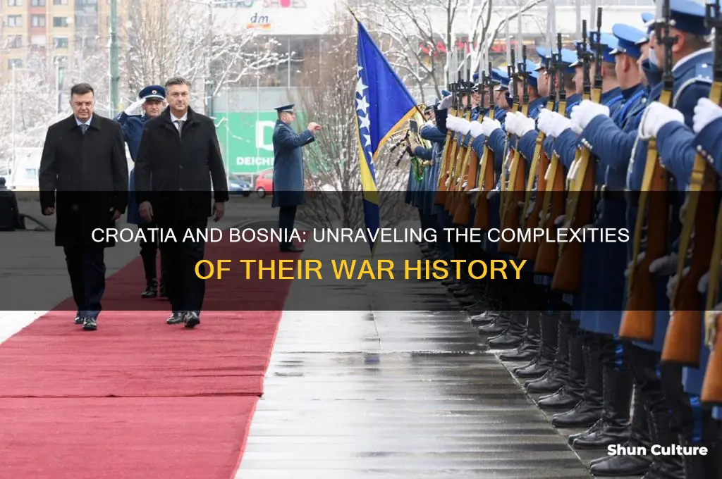 was croatia at war with bosnia