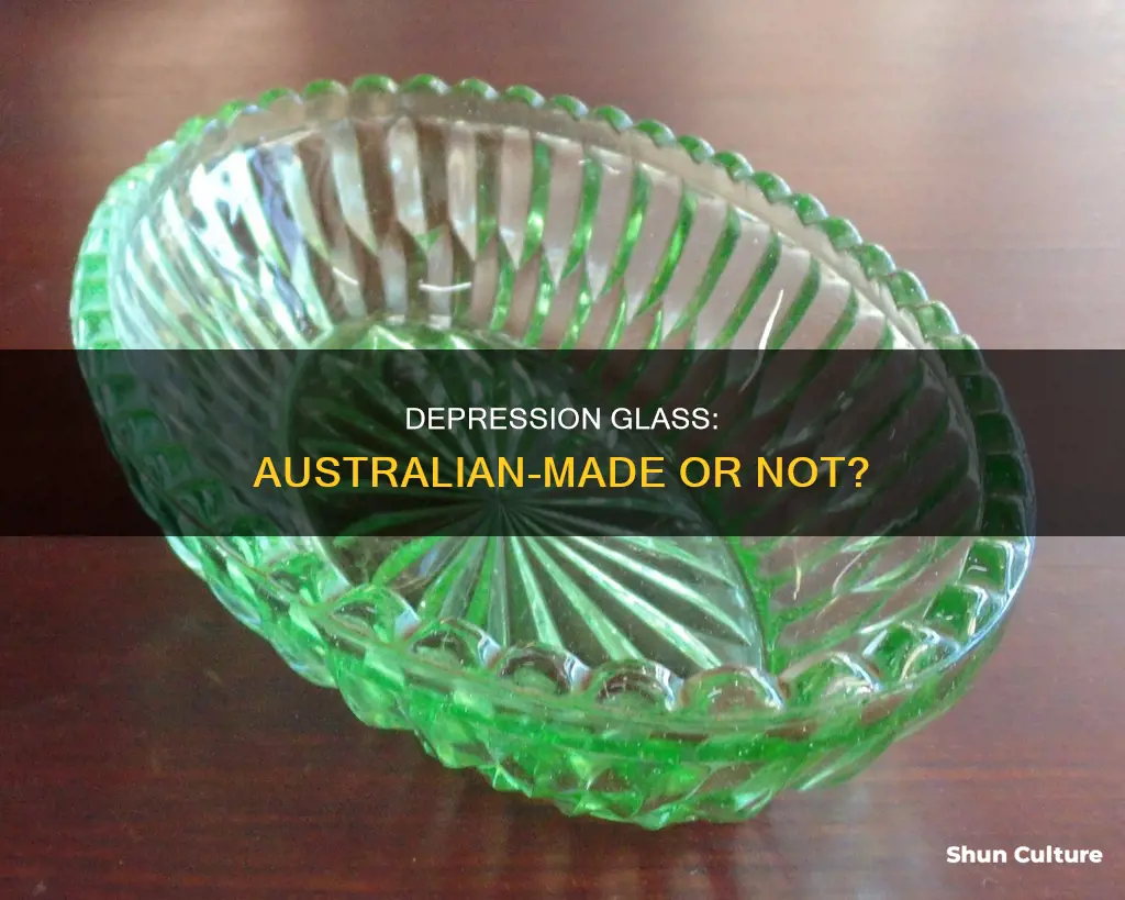 was depression glass made in australia