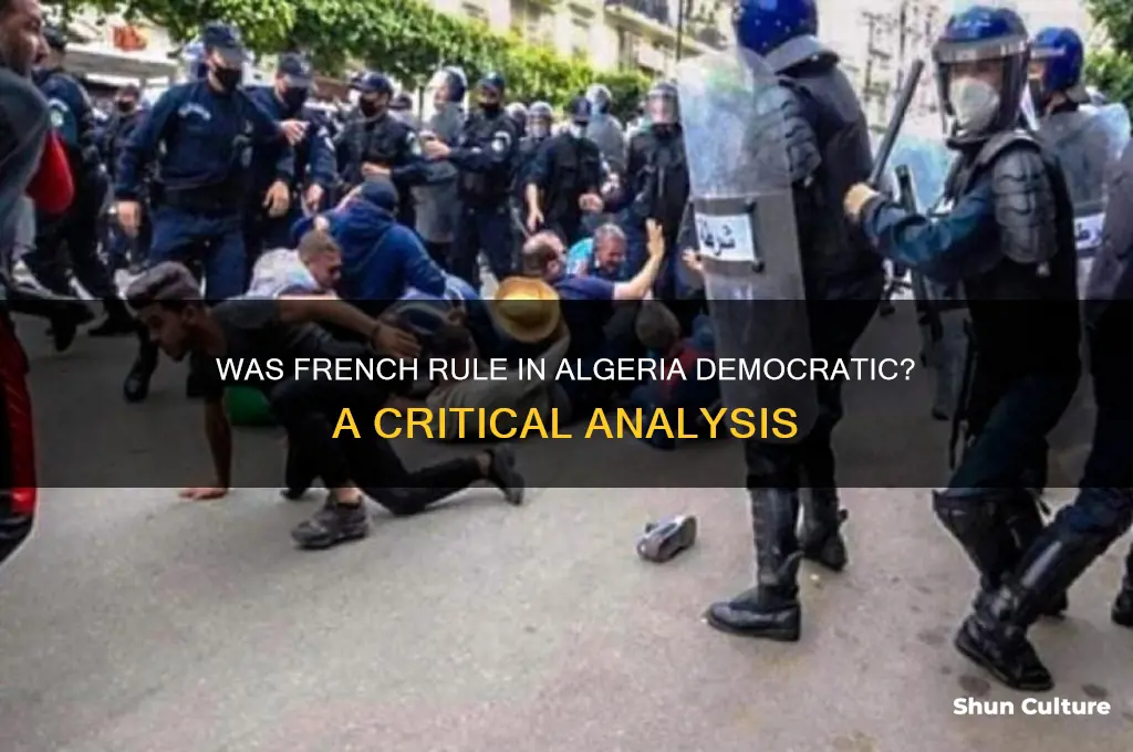 was french presence in algeria democratic