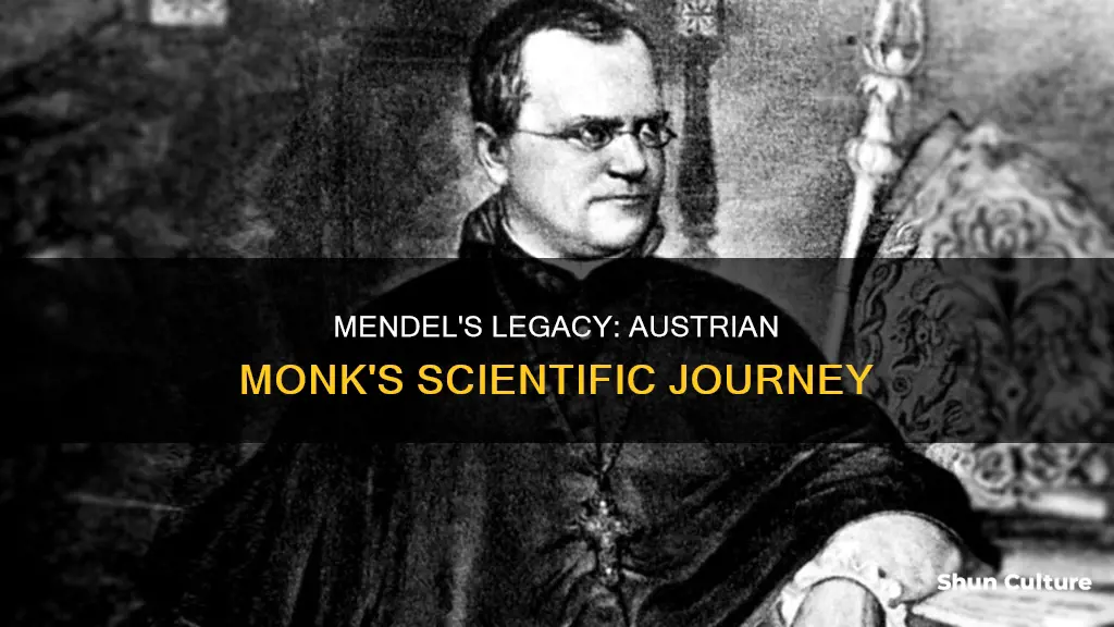 was gregor mendel a monk from austria