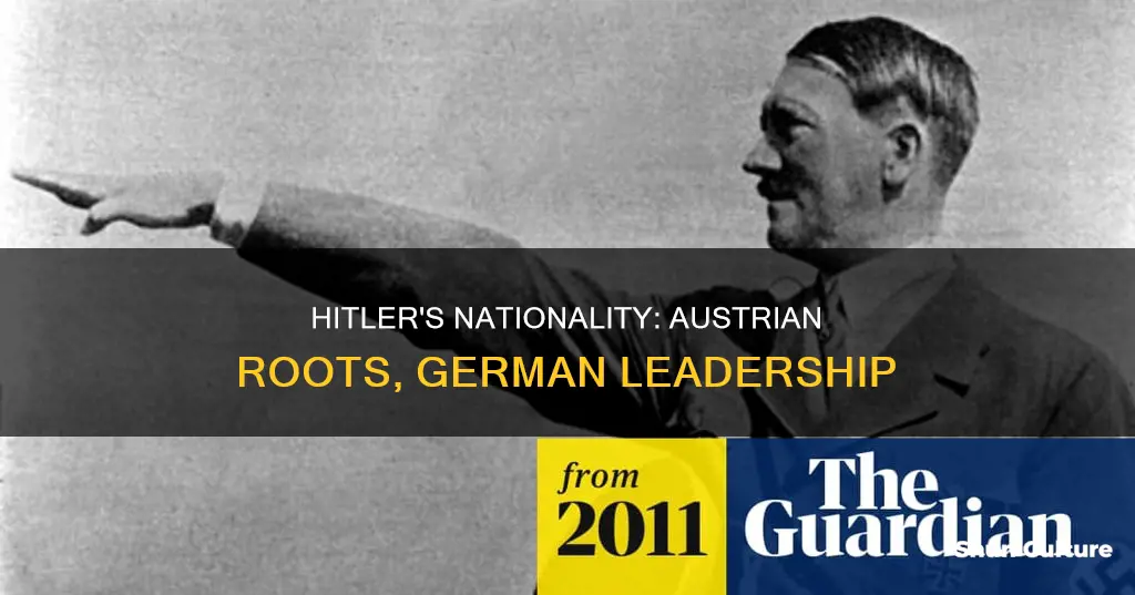 was hitler austrian or german