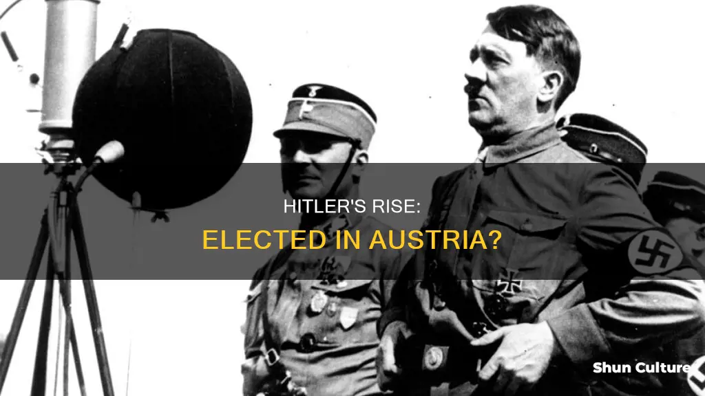 was hitler elected in austria