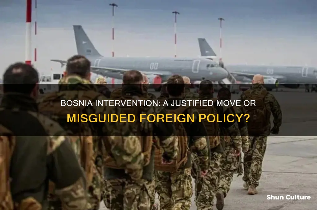 was intervention in bosnia good
