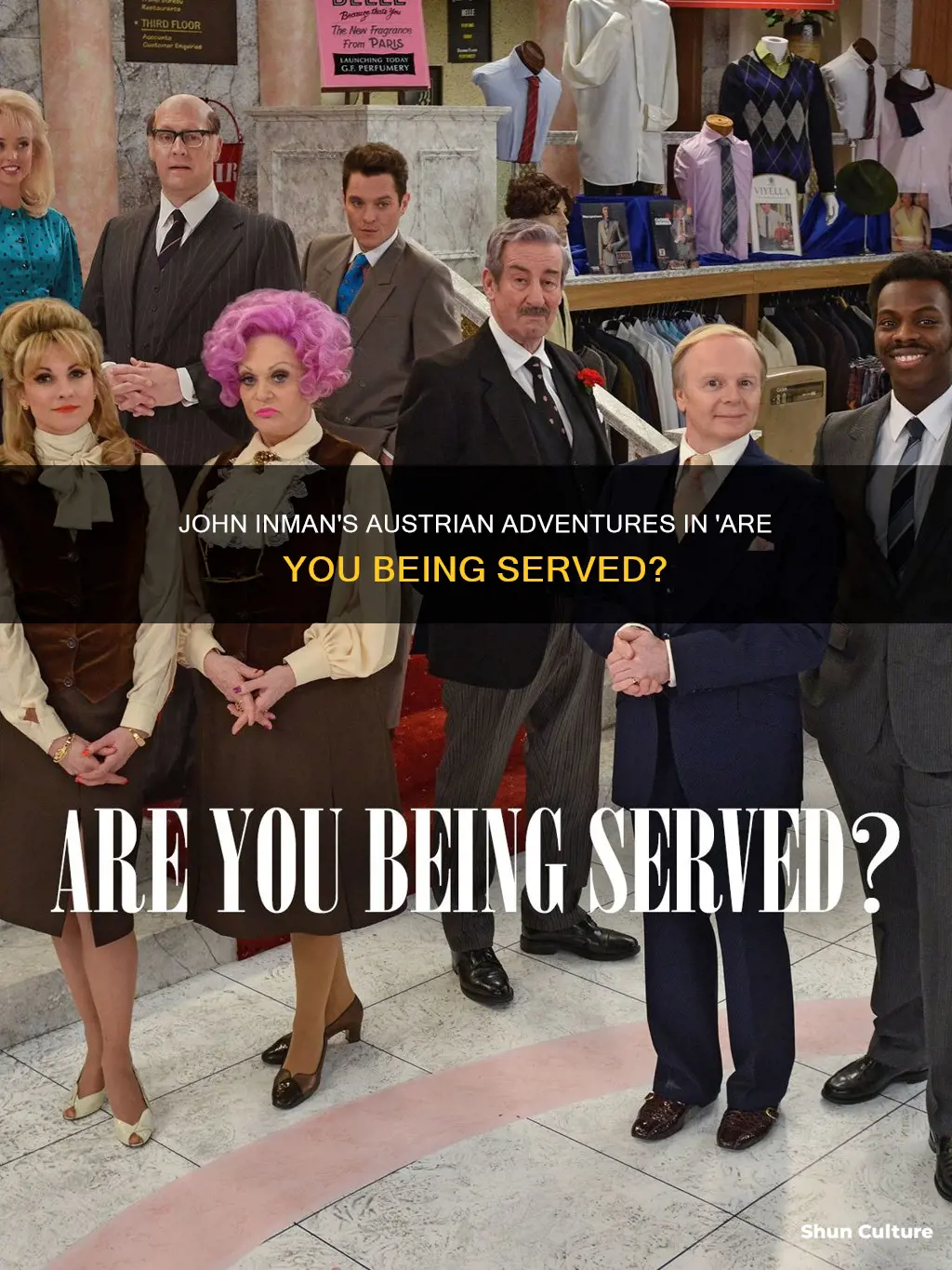 was john inman in austrian are you being served