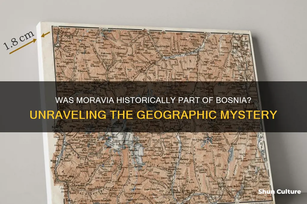 was moravia ever part of bosnia