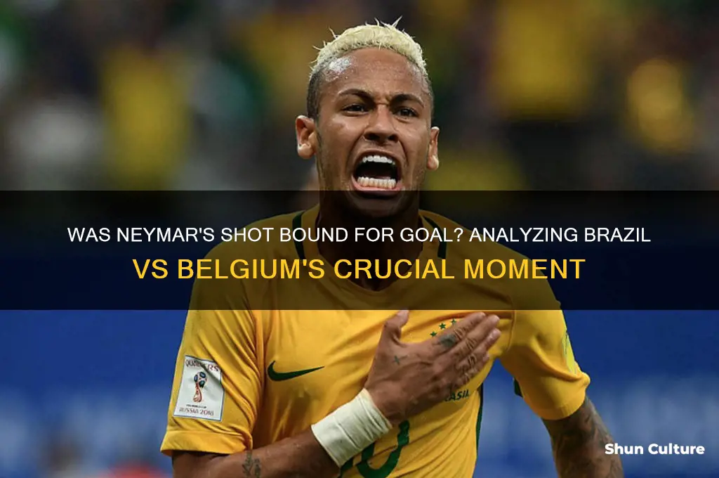 was neymars shot going in brazil vs belgium