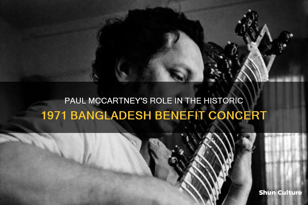 was paul mccartney in the bangladesh