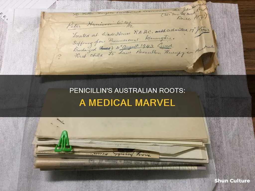 was penicilin made in australia