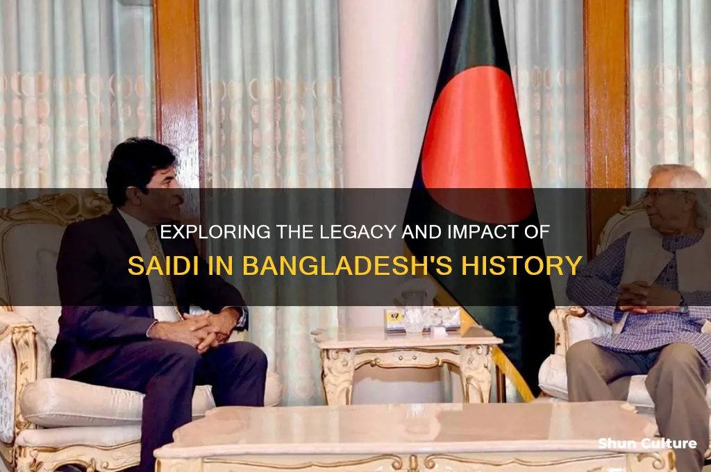 was saidi bangladesh