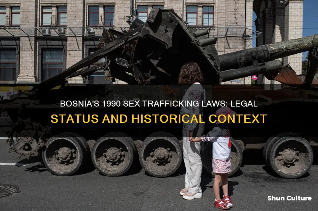was sex trafficking illegal in bosnia in 1990
