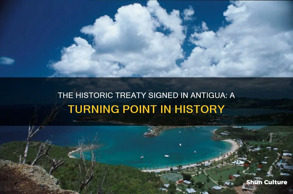 was signed in antigua in