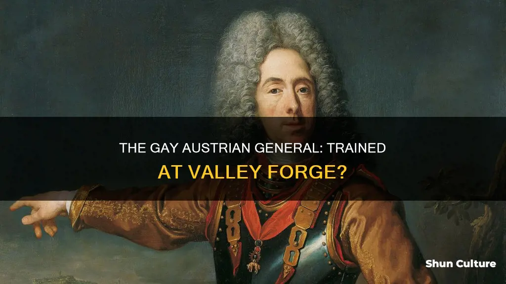 was the austrian general that trained at vally forge gay