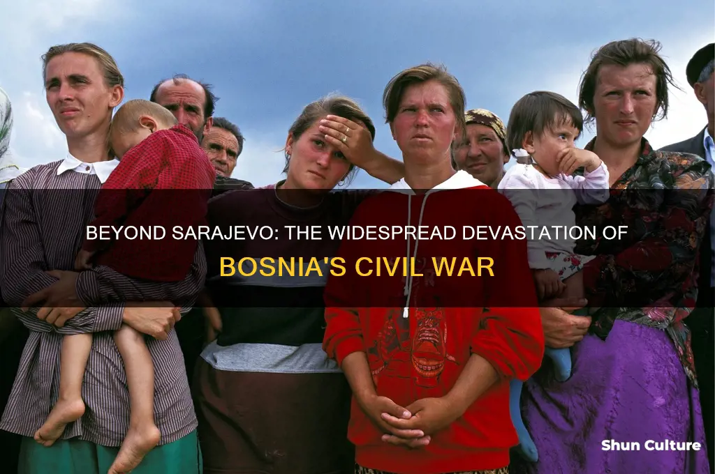 was the bosnian civil war limited to sarajevo