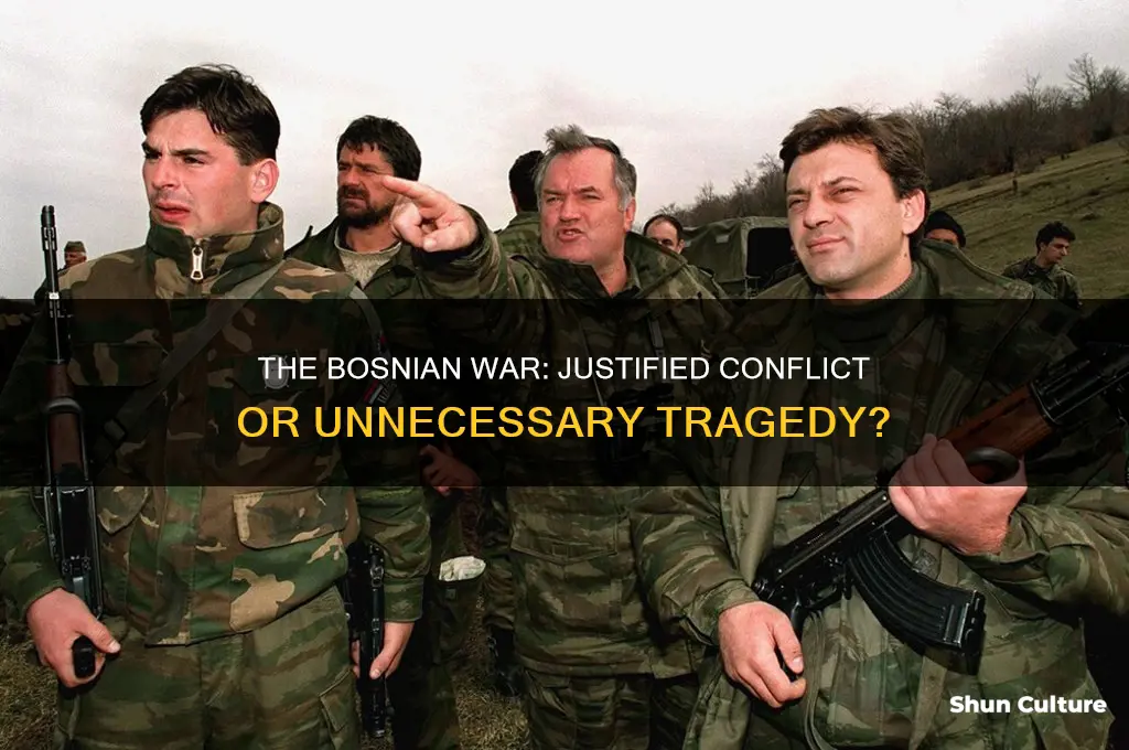 was the bosnian war justified