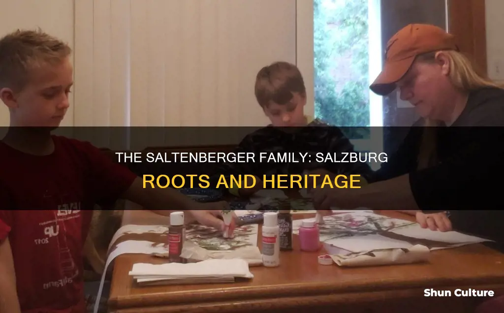 was the saltenberger family from salzburg austria