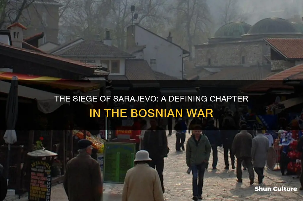 was the siege of sarajevo part of the bosnian war