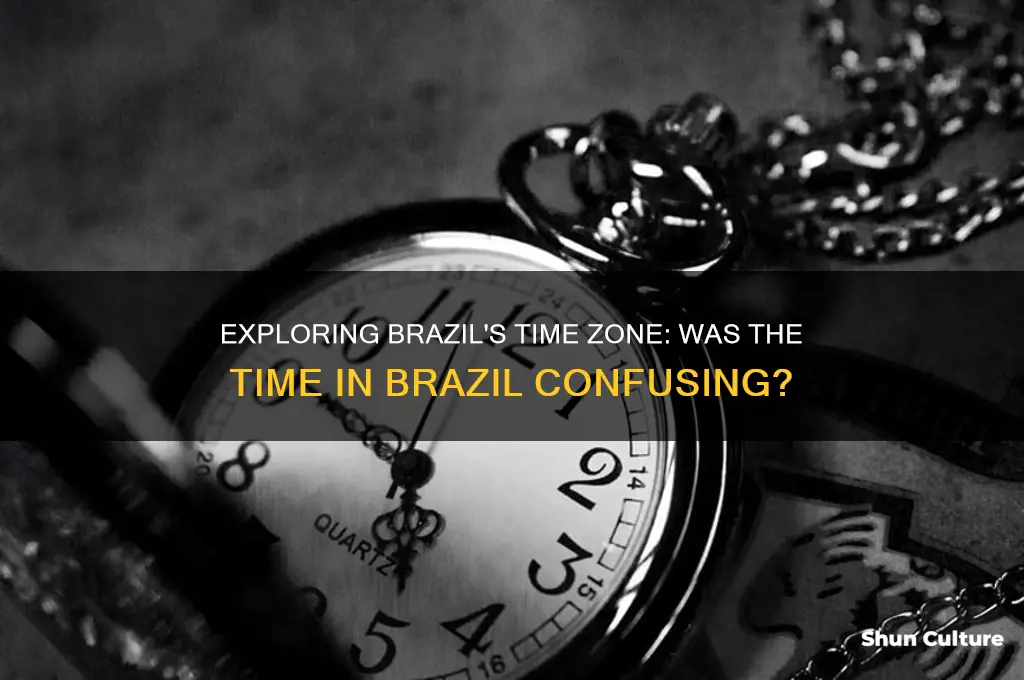 was the time in brazil