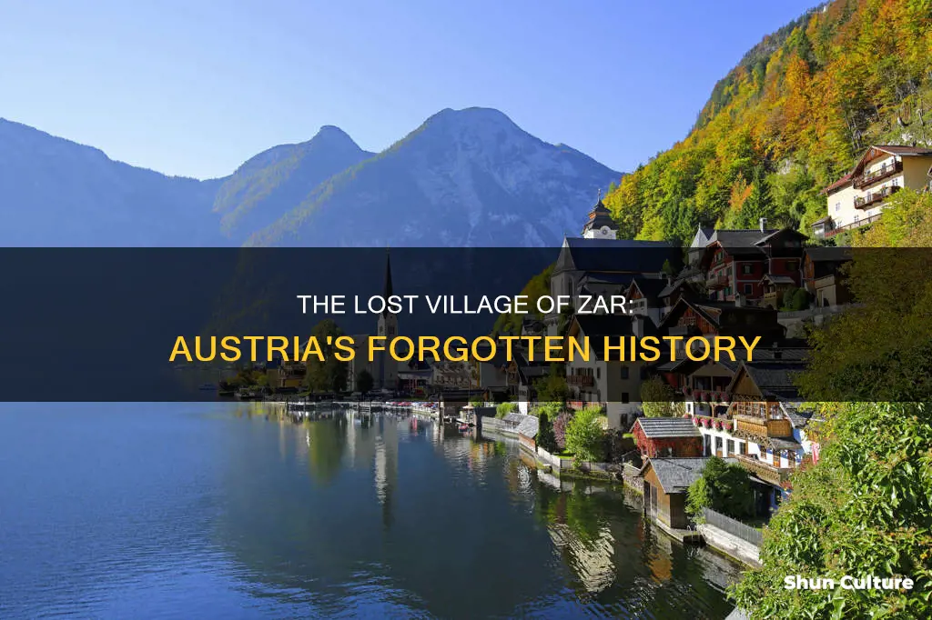 was there a village named zar in austria pre-1900