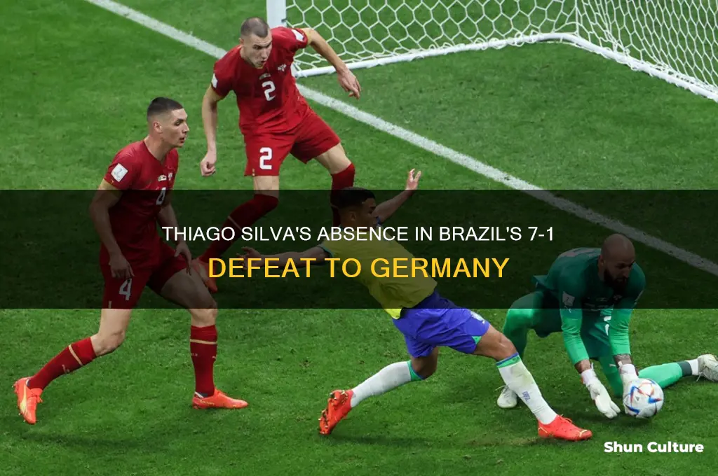 was thiago silva in brazil vs germany 7-1