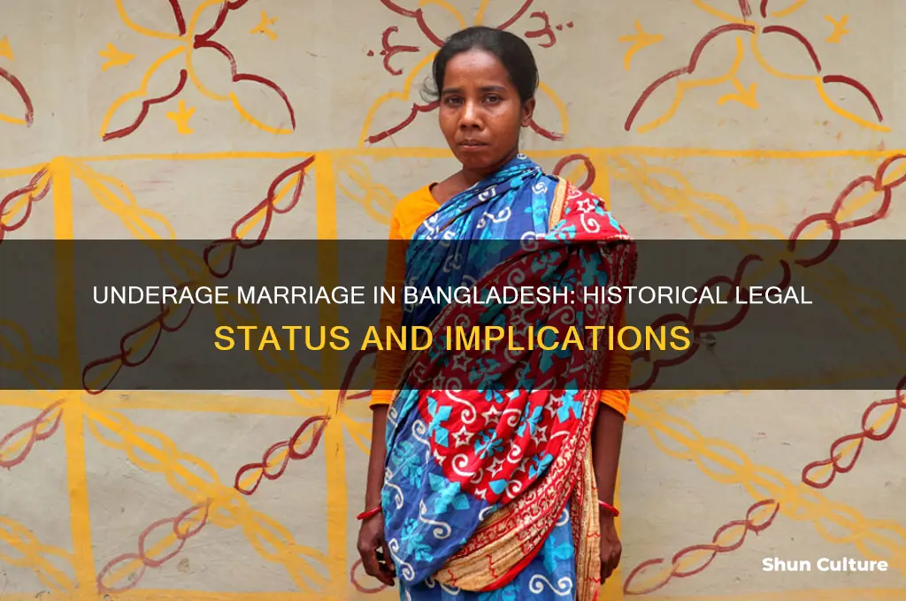 was underaged marriage a law before in bangladesh