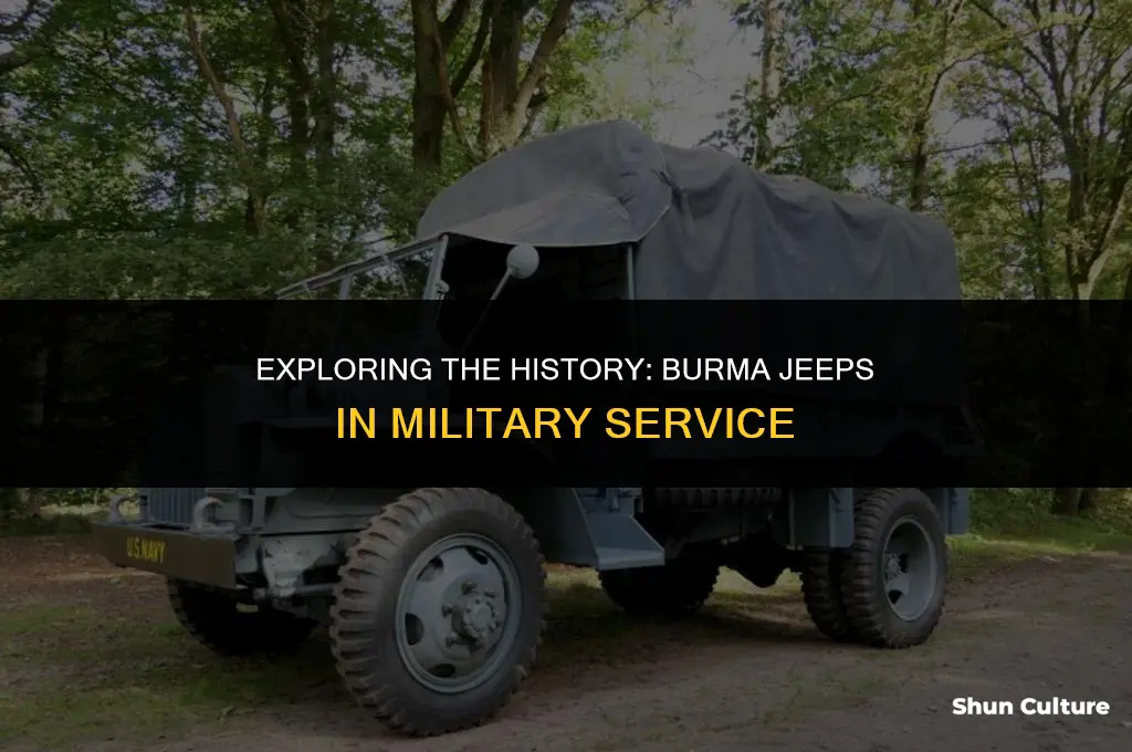 were burma jeeps used by the army