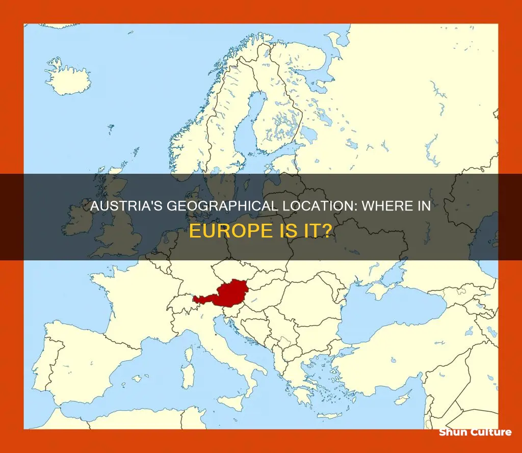 were is austria located at