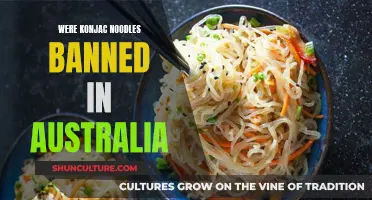 Konjac Noodles: Australia's Ban Explained