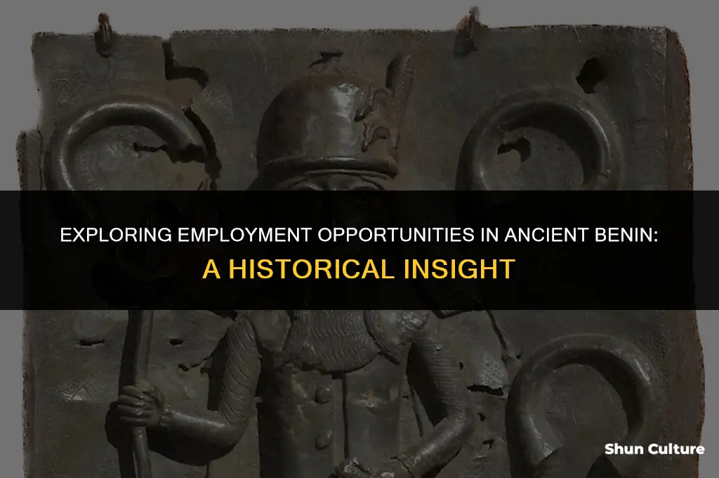 were people of ancient benin able to get jobs