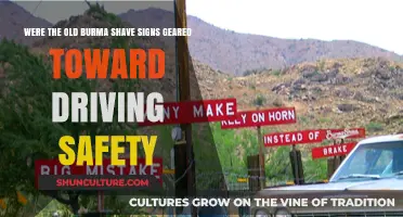 Vintage Burma Shave Signs: A Nostalgic Nudge Towards Road Safety?