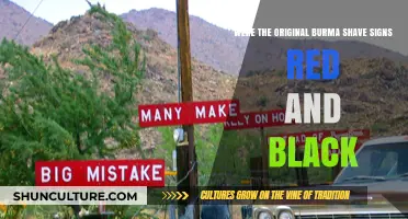 Unveiling the Truth: Burma Shave Signs' Original Colors Revealed