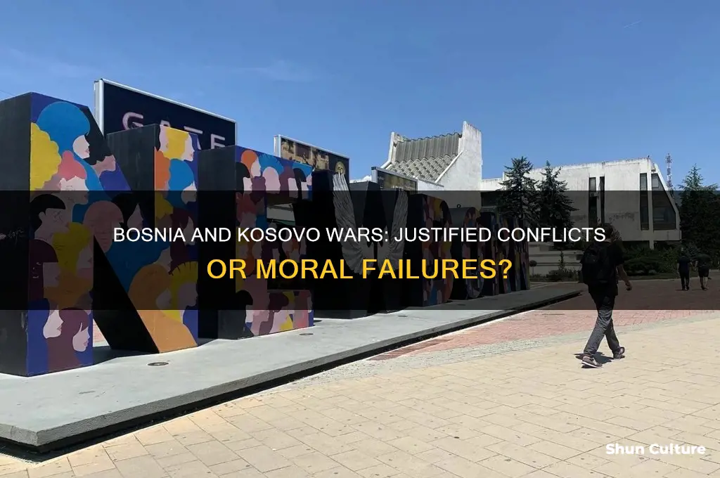 were the wars in bosnia and kosovo just wars